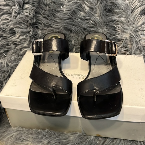 Liz Claiborne Flex Sandal black 8 1/2 - Picture 2 of 9